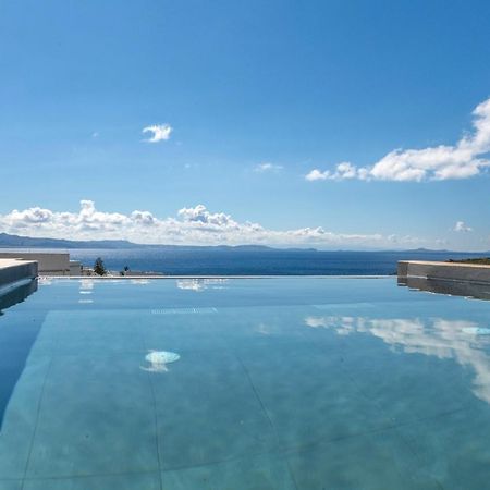Villa With View Of Agios Ioannis And Pool With Jacuzzi Extérieur photo