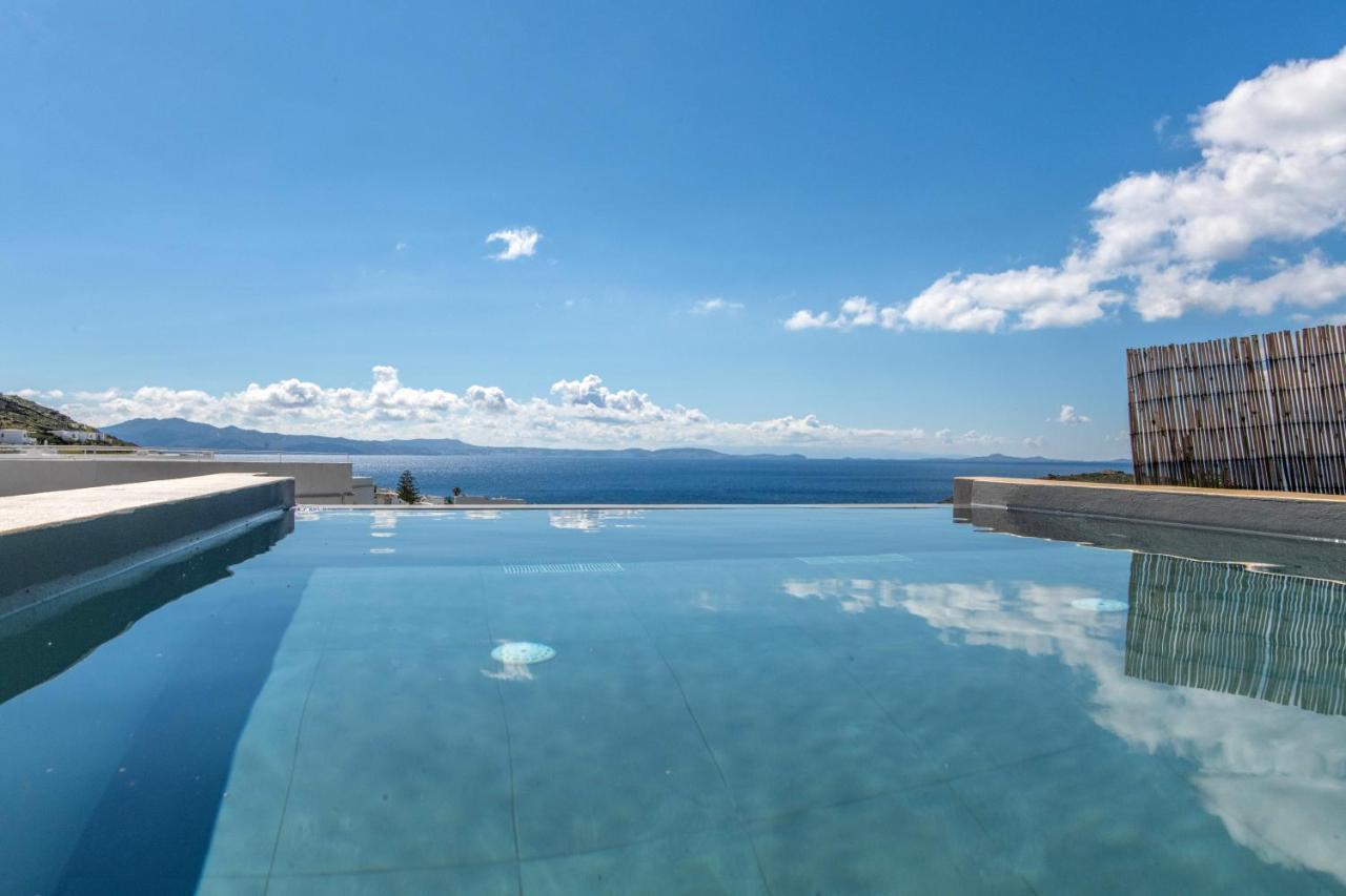 Villa With View Of Agios Ioannis And Pool With Jacuzzi Extérieur photo