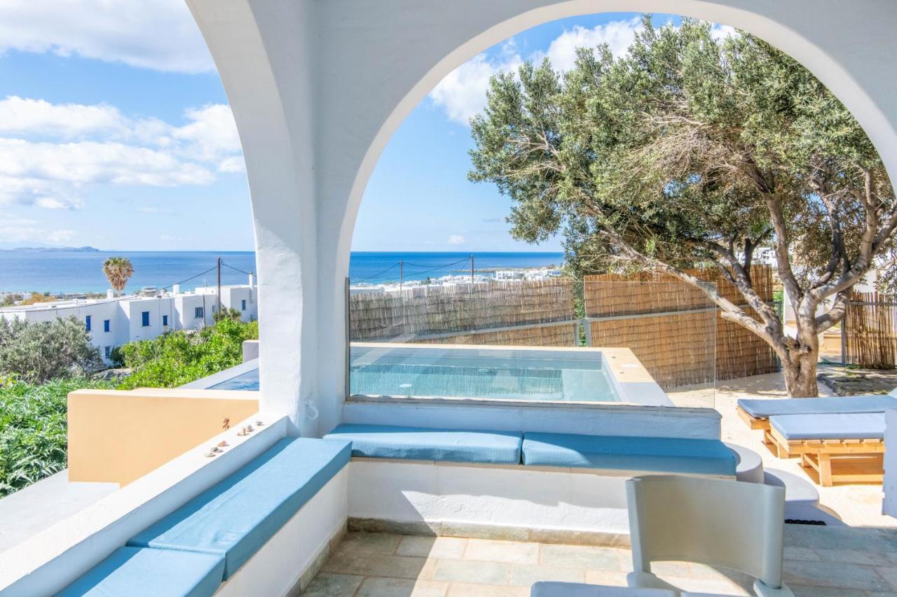 Villa With View Of Agios Ioannis And Pool With Jacuzzi Extérieur photo